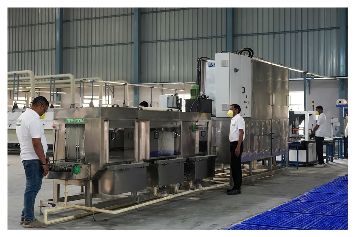 Automatic Battery Washing Machine